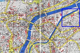 mapa de Liege em frances