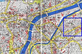 mapa de Liege em frances