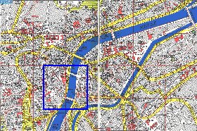 mapa de Liege em frances