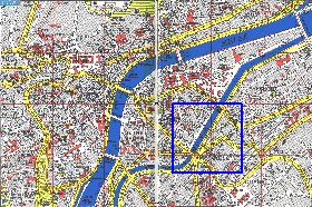 mapa de Liege em frances