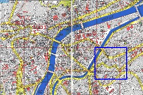 mapa de Liege em frances