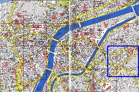 mapa de Liege em frances