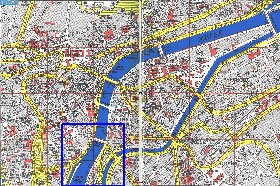 mapa de Liege em frances