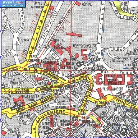 mapa de Liege em frances