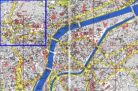 mapa de Liege em frances