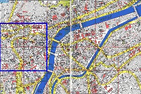 mapa de Liege em frances