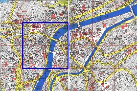 mapa de Liege em frances