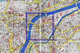 mapa de Liege em frances