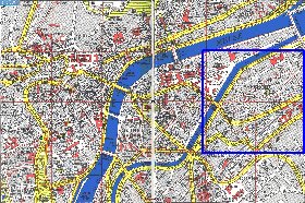 mapa de Liege em frances