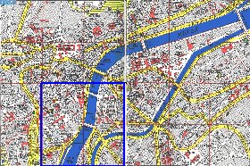 mapa de Liege em frances