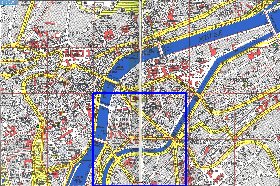 mapa de Liege em frances