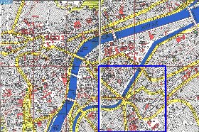 mapa de Liege em frances