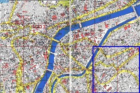 mapa de Liege em frances