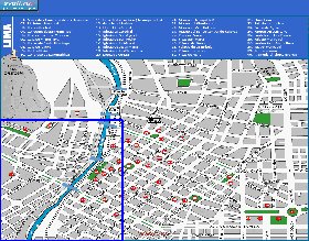 carte de Lima en espagnol