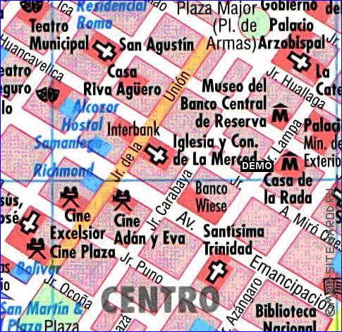 mapa de Lima