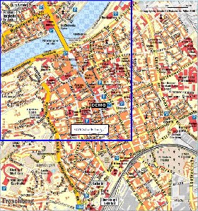 mapa de Linz
