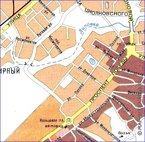 carte de Lipetsk