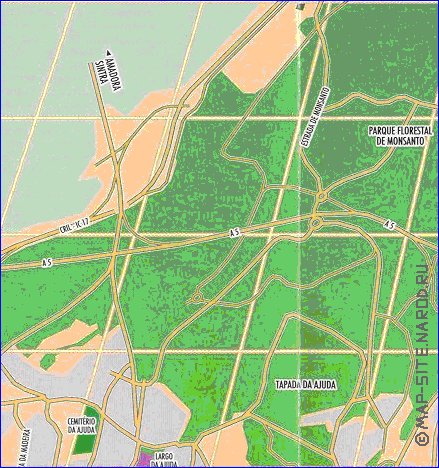 mapa de Lisboa