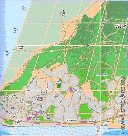 carte de Lisbonne en portugais