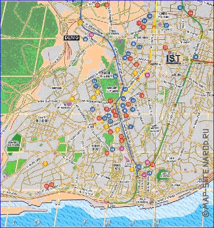 mapa de Lisboa