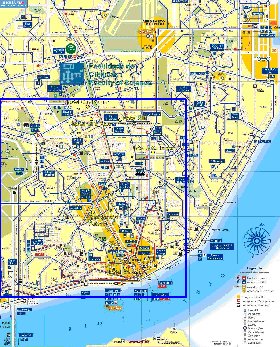 Transporte mapa de Lisboa