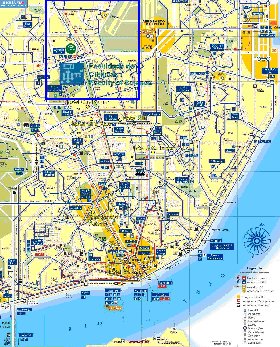 Transporte mapa de Lisboa