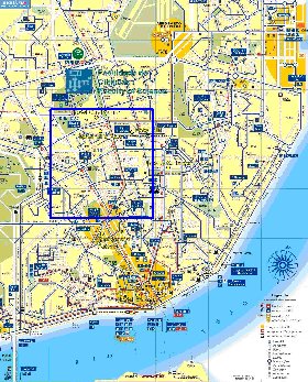 Transporte mapa de Lisboa