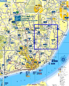 Transporte mapa de Lisboa