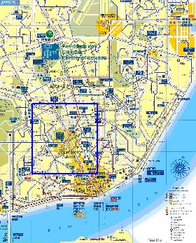 Transporte mapa de Lisboa