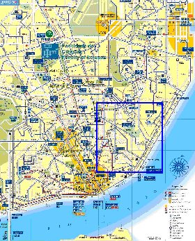 Transporte mapa de Lisboa