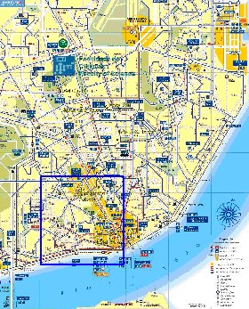 Transporte mapa de Lisboa