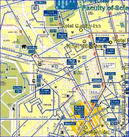 Transporte mapa de Lisboa