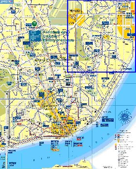 Transporte mapa de Lisboa