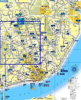 Transporte mapa de Lisboa