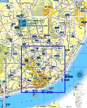 Transporte mapa de Lisboa