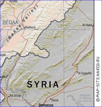 Administratives carte de Liban