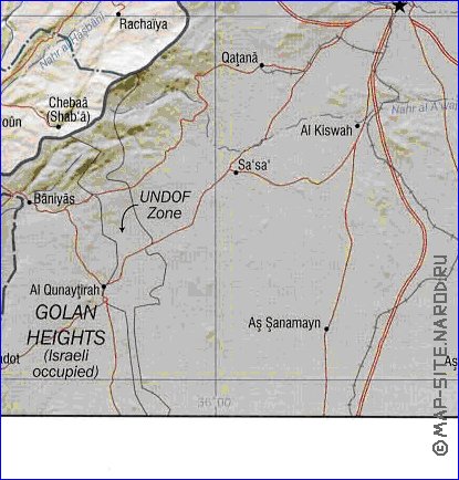 Administratives carte de Liban