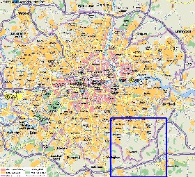 mapa de Londres em alemao