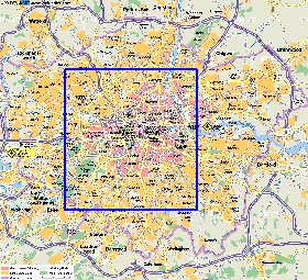 mapa de Londres em alemao