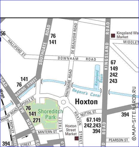 Transporte mapa de Londres