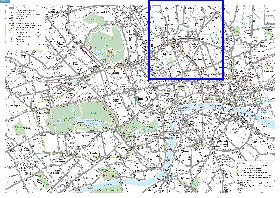 Transporte mapa de Londres