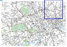 Transporte mapa de Londres