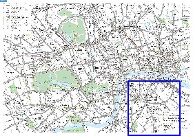 Transporte mapa de Londres