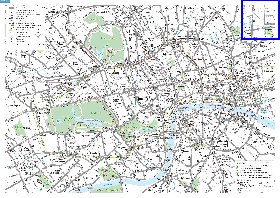 Transporte mapa de Londres