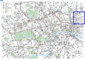 Transporte mapa de Londres