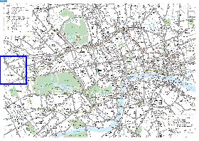 Transporte mapa de Londres