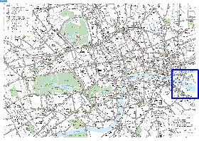 Transporte mapa de Londres