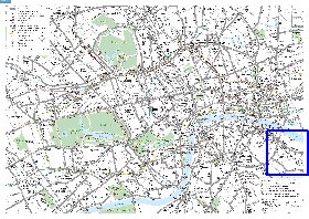 Transporte mapa de Londres