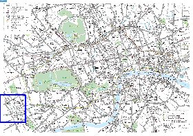 Transporte mapa de Londres