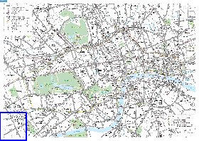 Transporte mapa de Londres